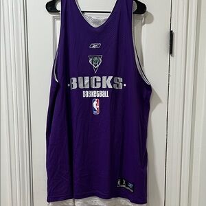 Reebok Milwaukee Bucks NBA Vintage Practice Jersey